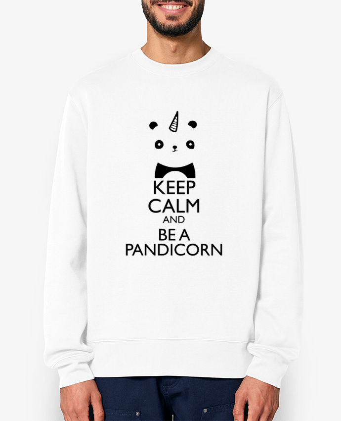 Sweat-shirt keep calm and be a Pandicorn Par tunetoo