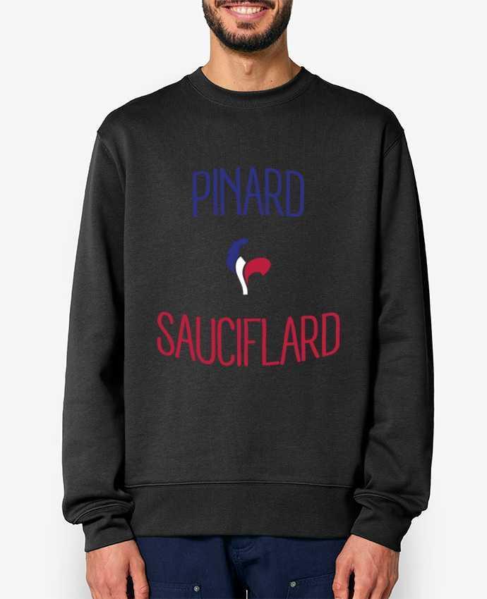 Sweat-shirt Pinard Sauciflard Par Freeyourshirt.com