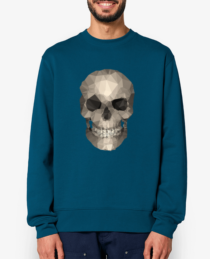Sweat-shirt Polygons skull Par justsayin