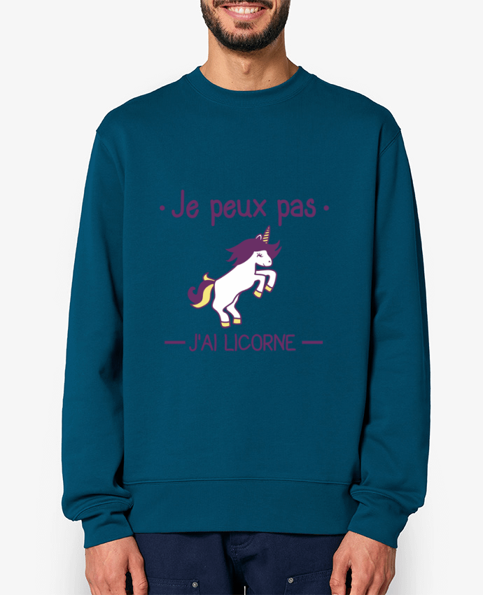 Sweat-shirt Je peux pas j'ai licorne Par Benichan