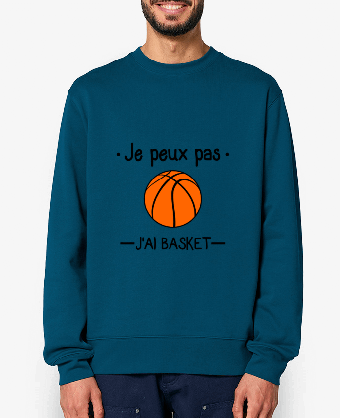 Sweat-shirt Je peux pas j'ai basket,basketball,basket-ball Par Benichan