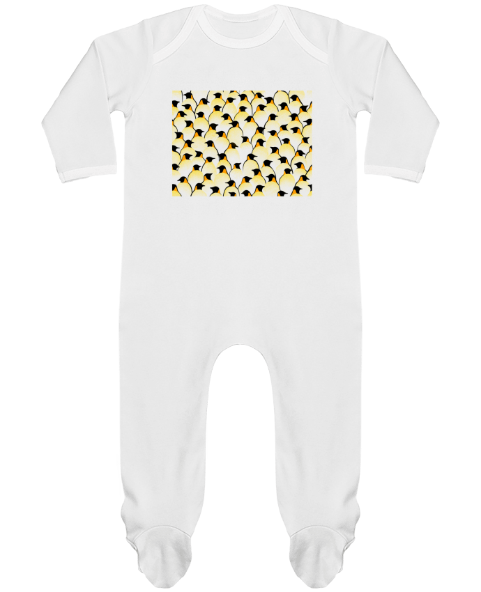 Baby Sleeper long sleeves Contrast Pengouins by Florent Bodart