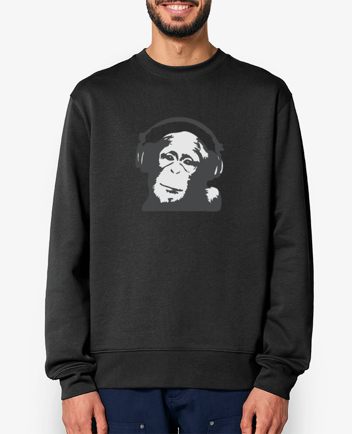 Sweat-shirt DJ monkey Par justsayin