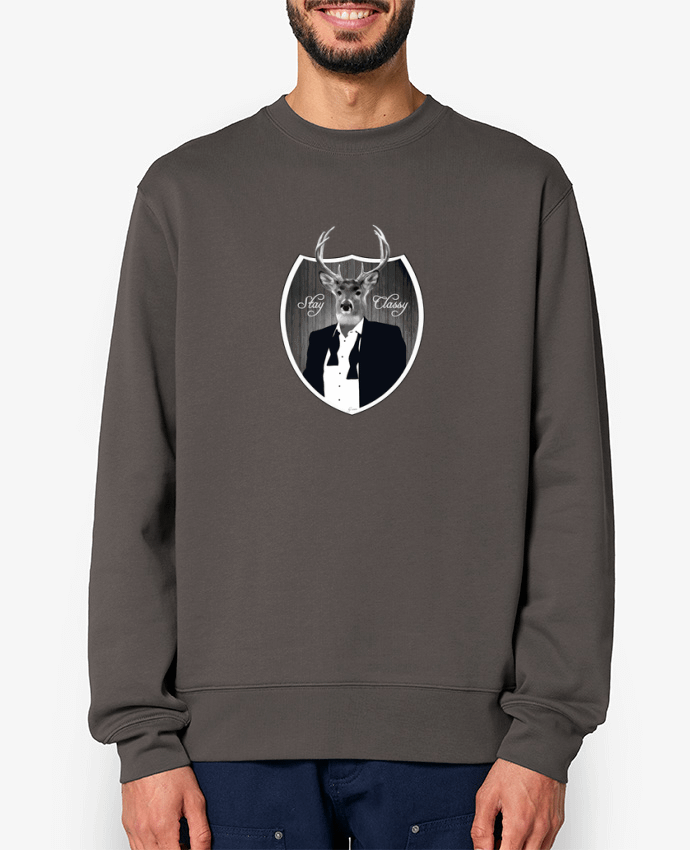 Sweat-shirt Cerf Stay classy Par justsayin