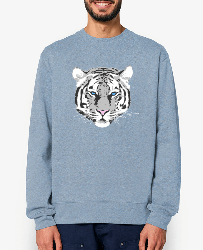 Sweat-shirt Tigre blanc Par justsayin