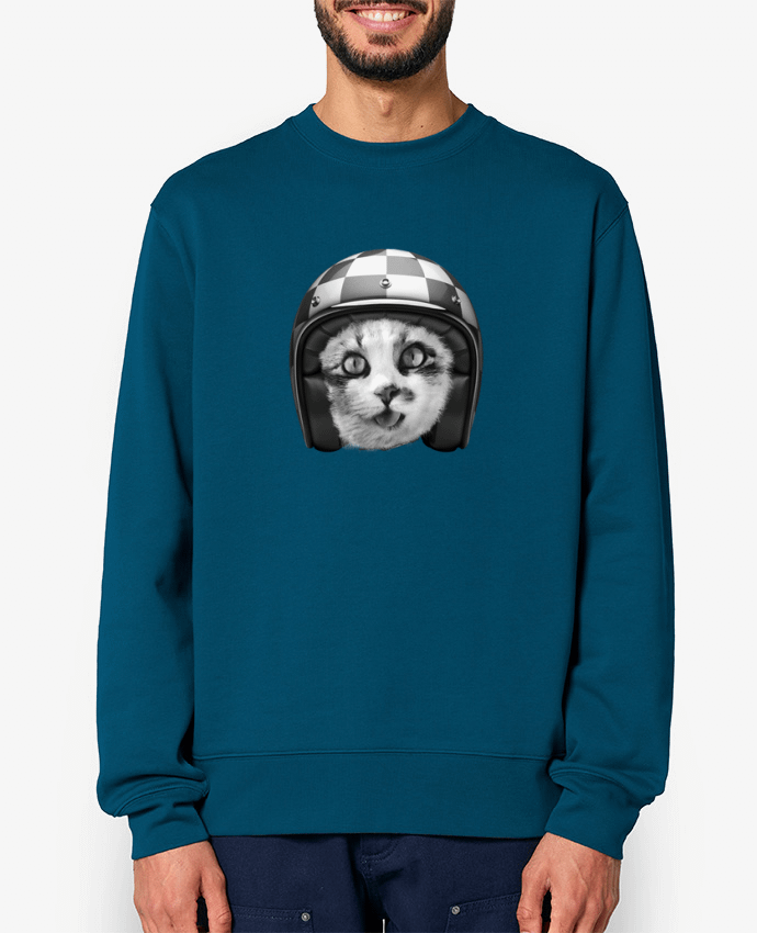 Sweat-shirt Biker cat Par justsayin