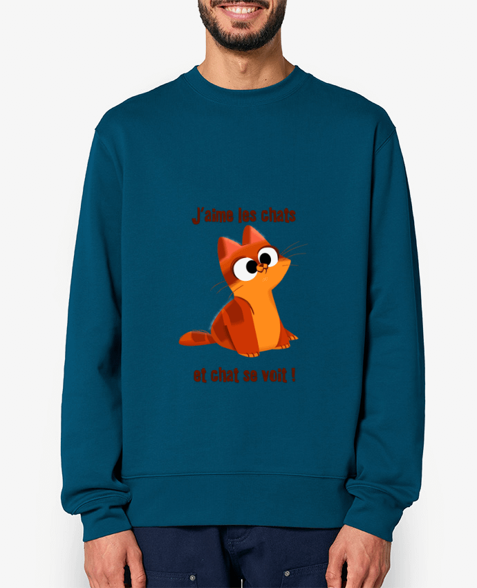 Sweat-shirt Chaton Par emotionstudio
