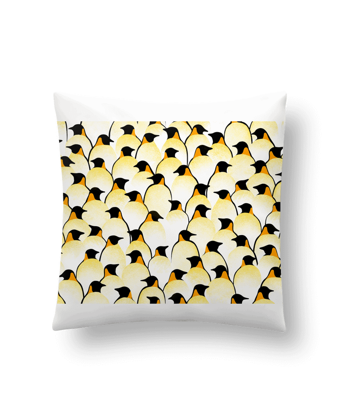 Cushion synthetic soft 45 x 45 cm Pengouins by Florent Bodart