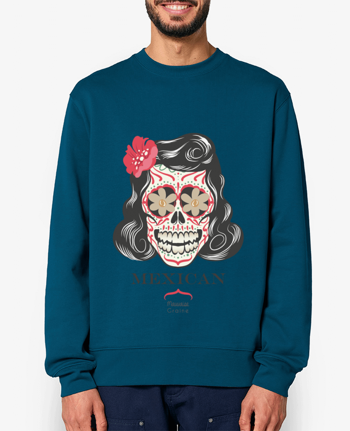 Sweat-shirt Mexican crane Par Mauvaise Graine