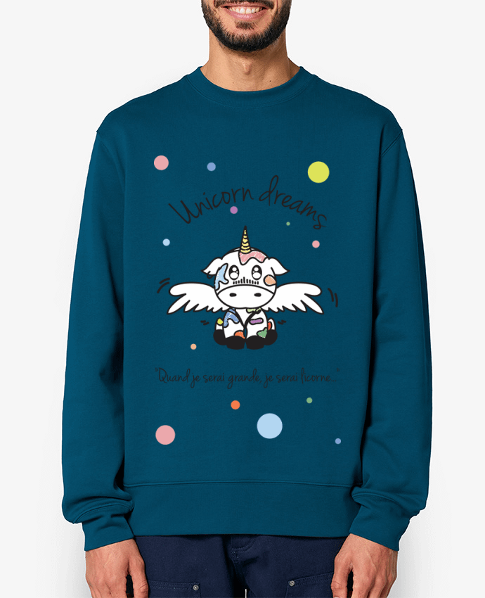 Sweat-shirt Unicorn Dreams - Little cow Par 