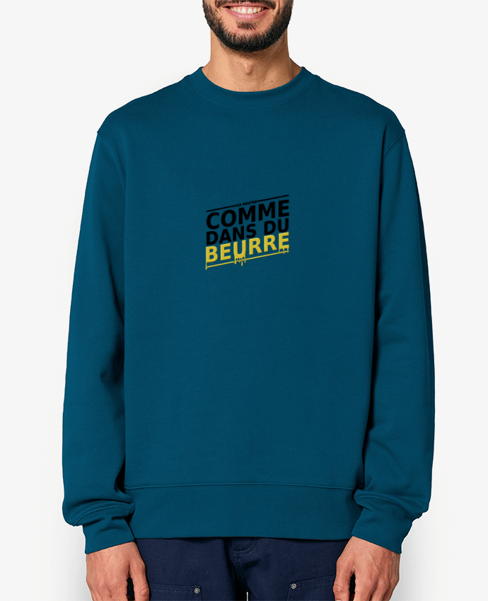 Sweat-shirt Ça rentre comme dans du beurre Par AkenGraphics