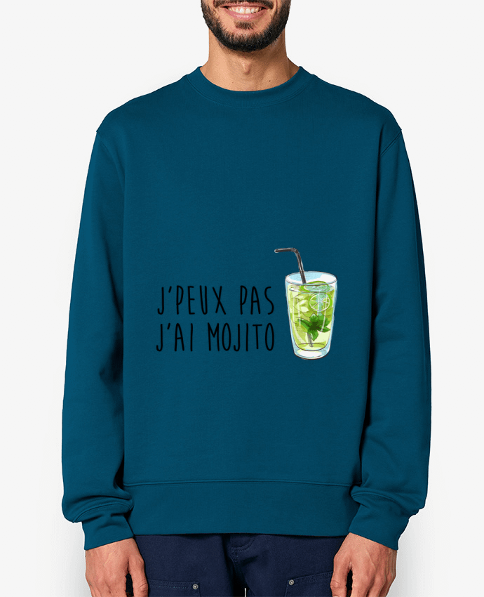 Sweat-shirt Je peux pas j'ai mojito Par FRENCHUP-MAYO