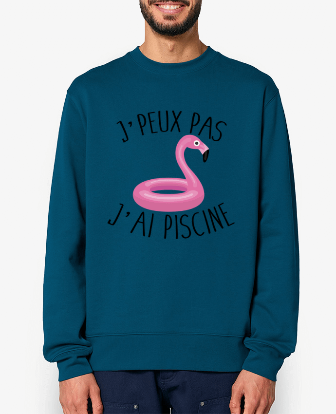 Sweat-shirt Je peux pas j'ai piscine Par FRENCHUP-MAYO