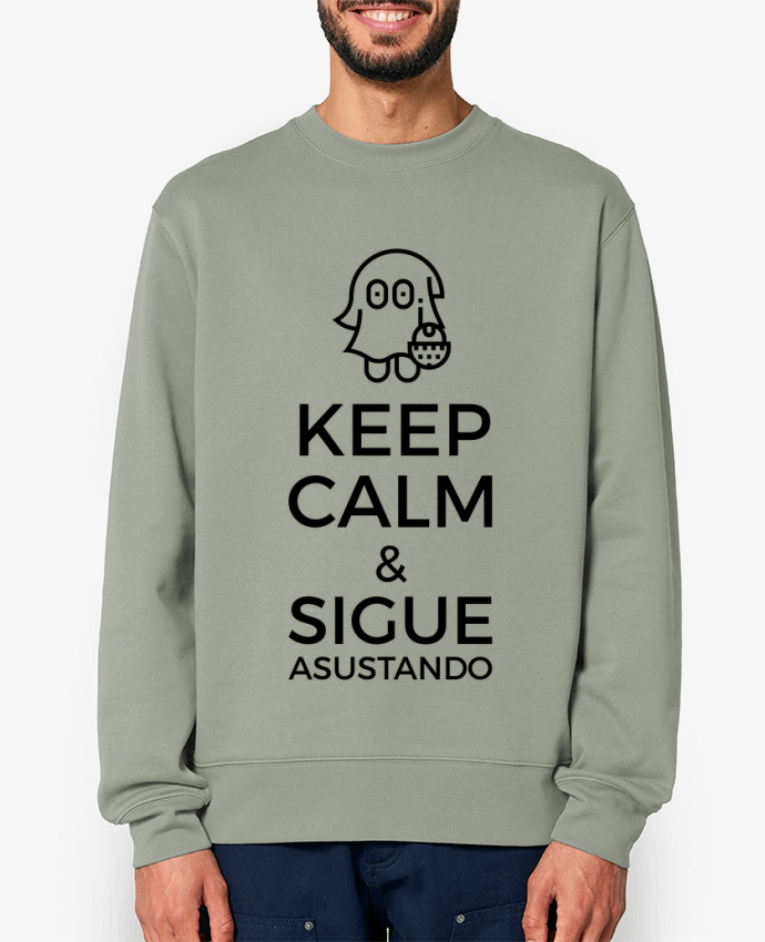 Sweat-shirt Keep Calm and Sigue Asustando Par tunetoo