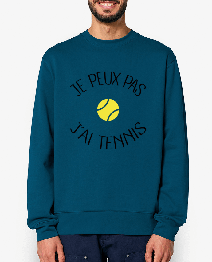 Sweat-shirt Je peux pas j'ai Tennis Par Freeyourshirt.com