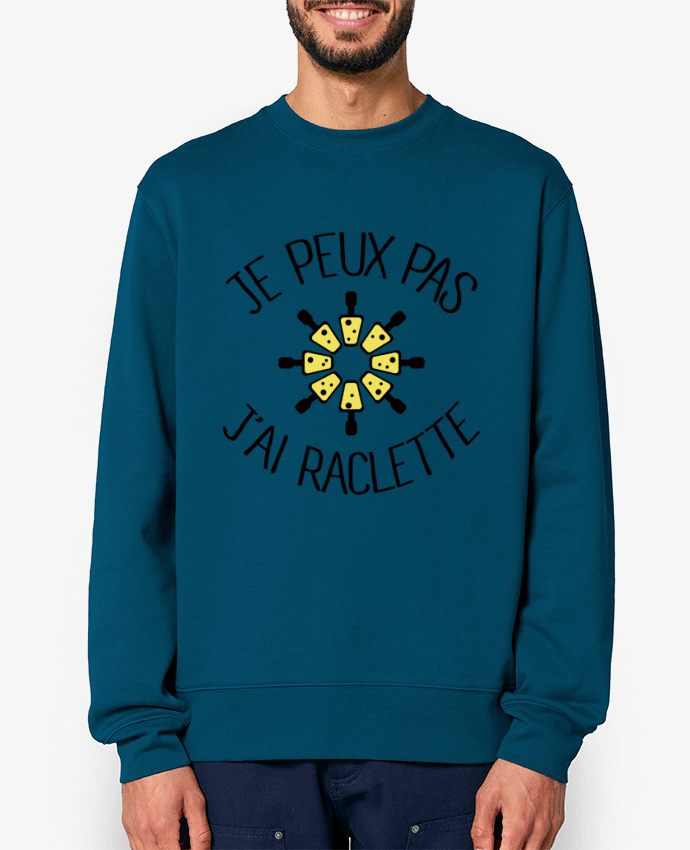 Sweat-shirt Je peux pas j'ai Raclette Par Freeyourshirt.com