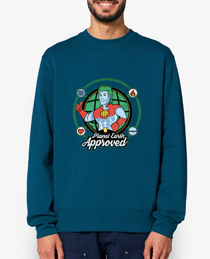Sweat-shirt Planet Earth Approved Par Kempo24