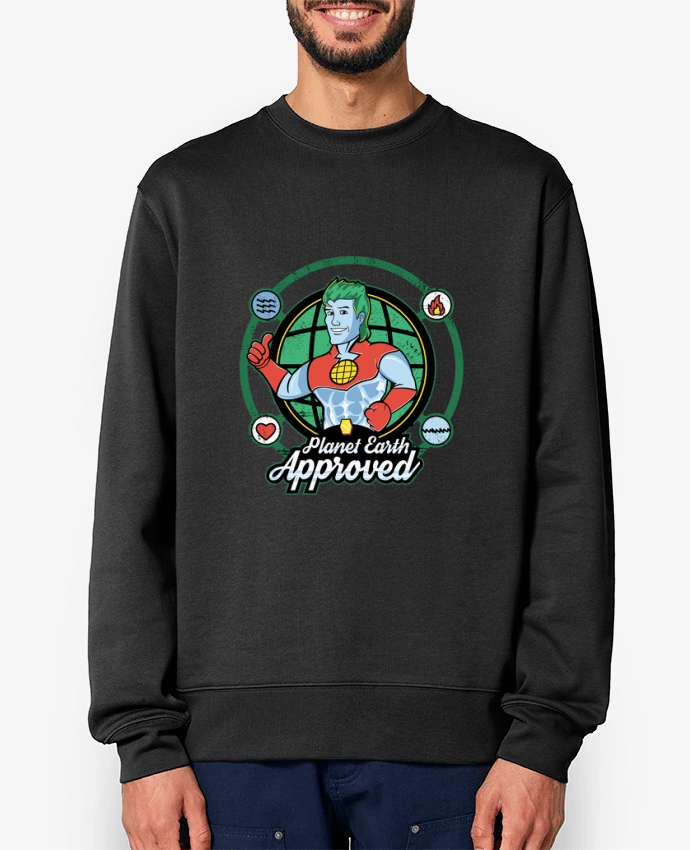 Sweat-shirt Planet Earth Approved Par Kempo24