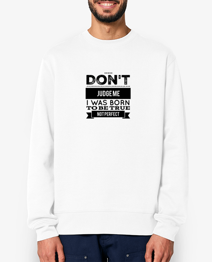 Sweat-shirt Don't judge me Par Les Caprices de Filles