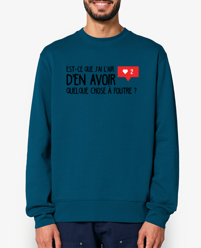 Sweat-shirt Est ce que j'ai l'air d'en avoir quelque chose à foutre ? Par tunetoo
