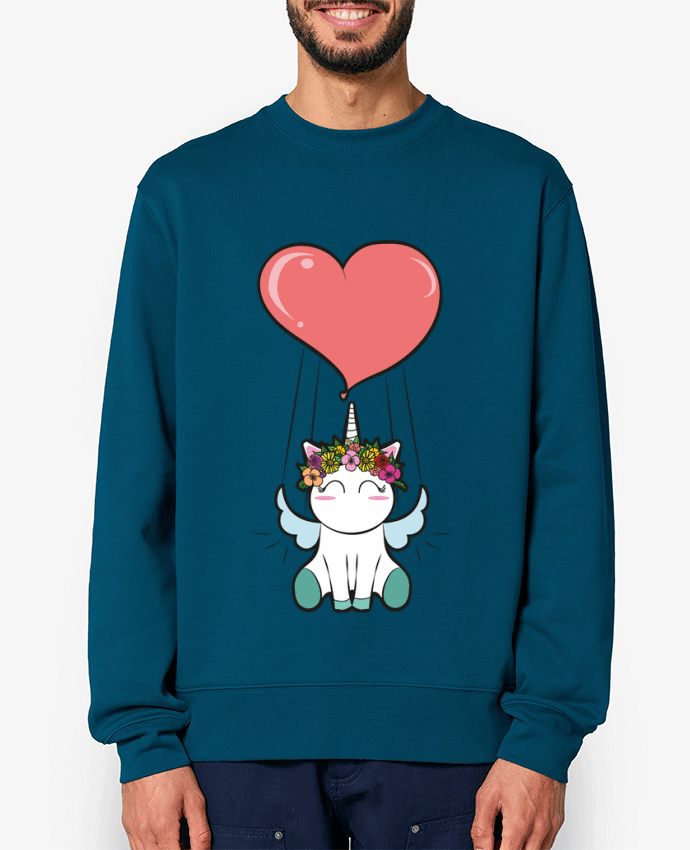 Sweat-shirt Lovely unicorn Par 
