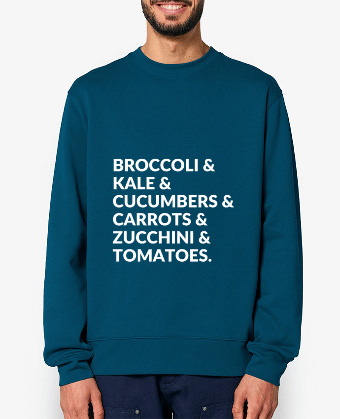 Sweat-shirt Broccoli & Kale & Cucumbers & Carrots & Zucchini & Tomatoes Par Bichette