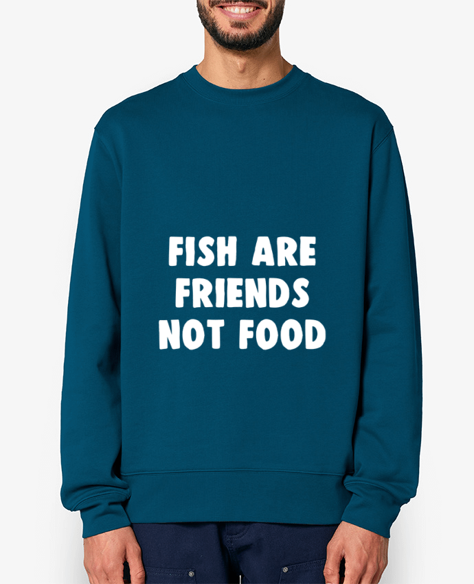 Sweat-shirt Fish are firends not food Par Bichette