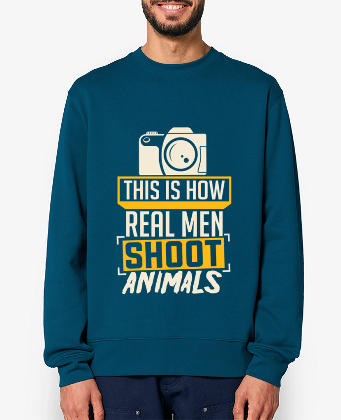 Sweat-shirt This is how real men shoot animals Par Bichette
