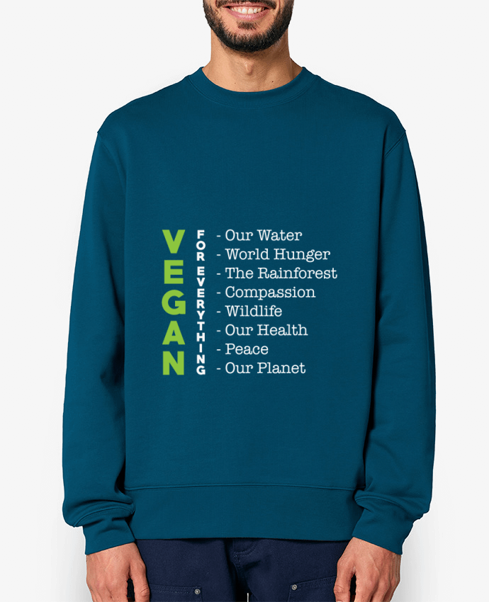 Sweat-shirt Vegan for everything Par Bichette