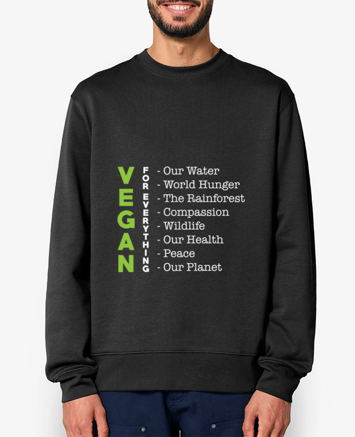 Sweat-shirt Vegan for everything Par Bichette