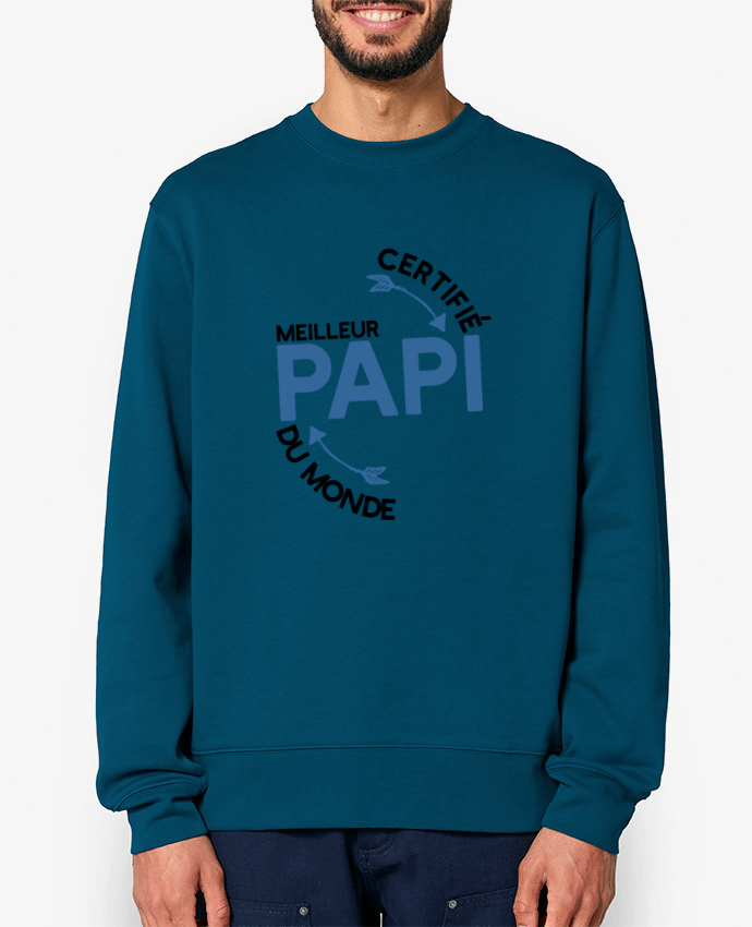 Sweat-shirt Certifié meilleur papi cadeau Par Original t-shirt
