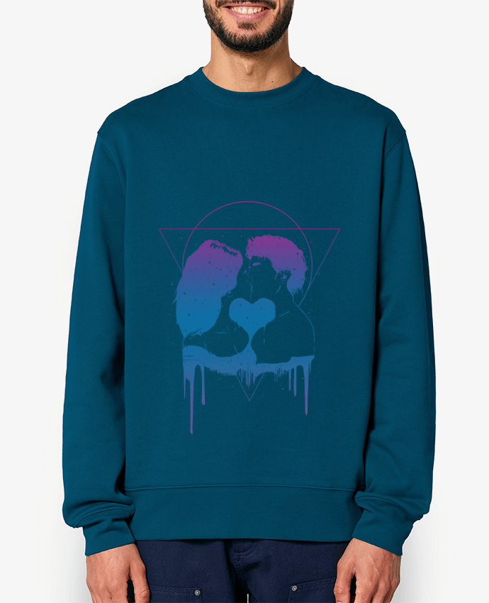 Sweat-shirt Cosmic love II Par Balàzs Solti