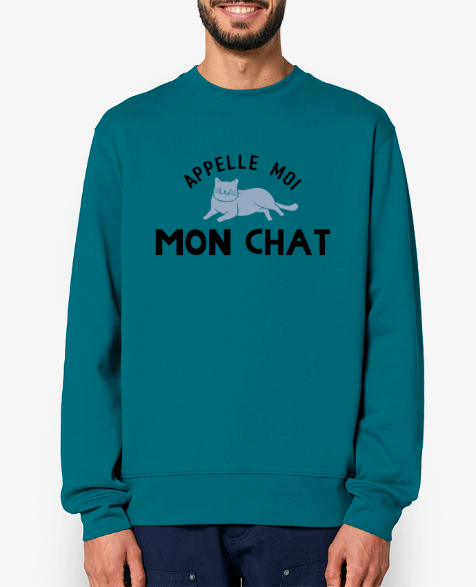 Sweat-shirt Appelle moi mon chat Par tunetoo