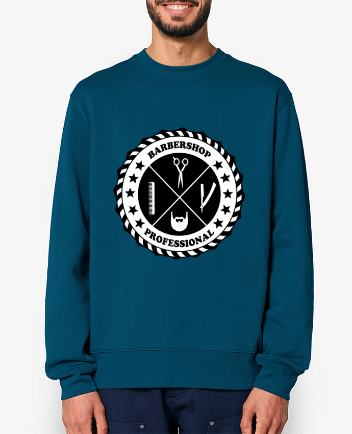 Sweat-shirt BARBERSHOP BLASON Par SG LXXXIII