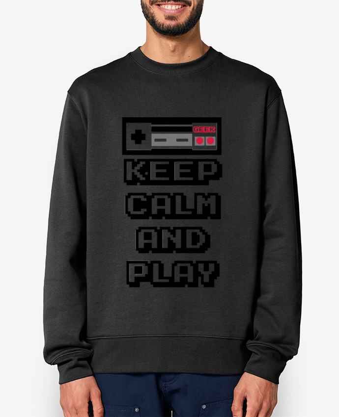 Sweat-shirt KEEP CALM AND PLAY Par SG LXXXIII