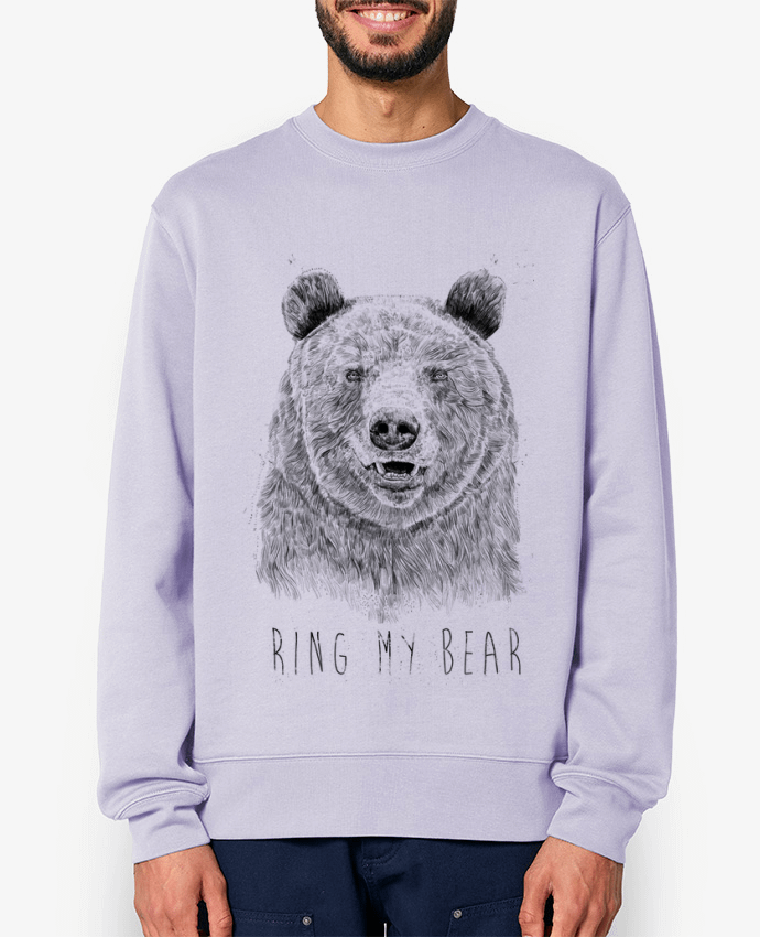 Sweat-shirt Ring my bear (bw) Par Balàzs Solti