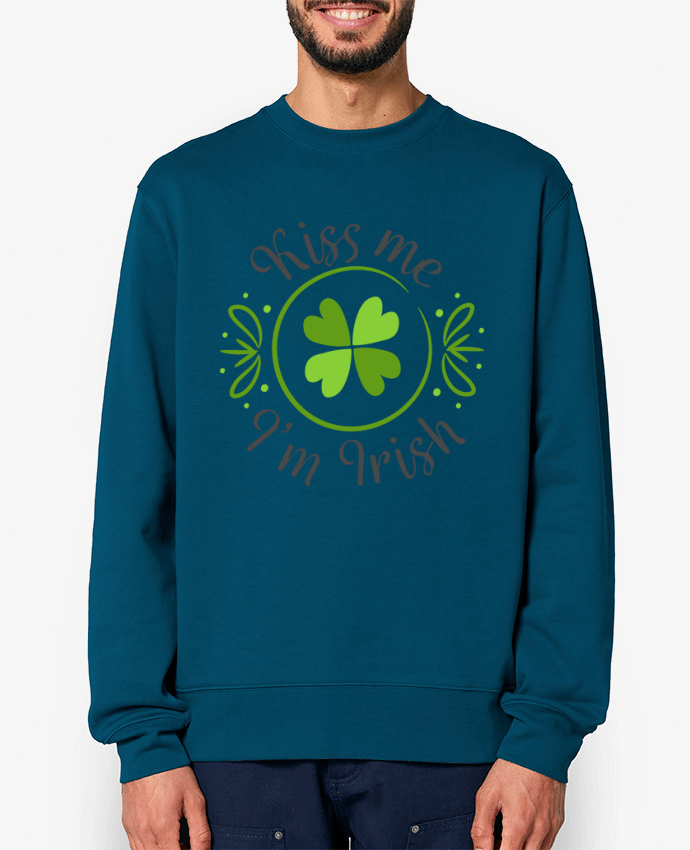 Sweat-shirt Kiss me I'm Irish Par tunetoo