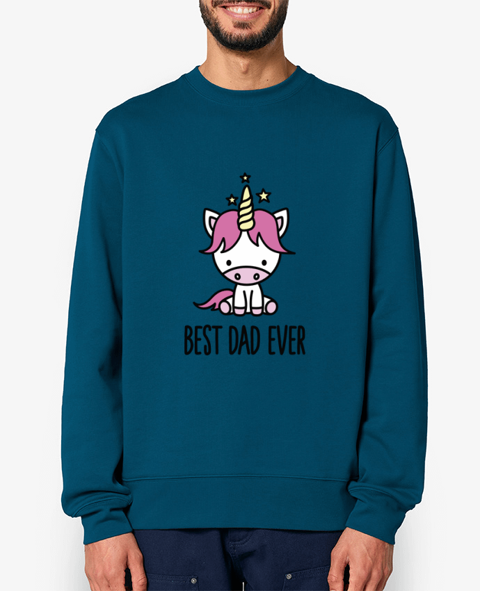 Sweat-shirt Best dad ever Par LaundryFactory