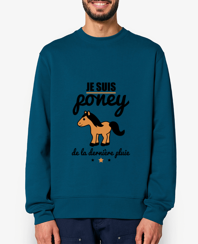 Sweat-shirt Je suis poney de la dernière pluie Par Benichan