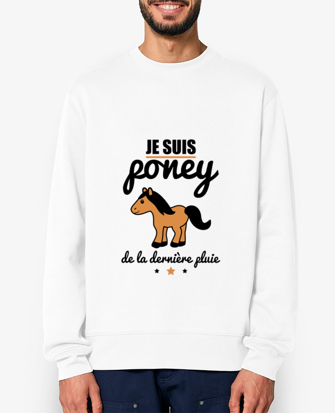 Sweat-shirt Je suis poney de la dernière pluie Par Benichan