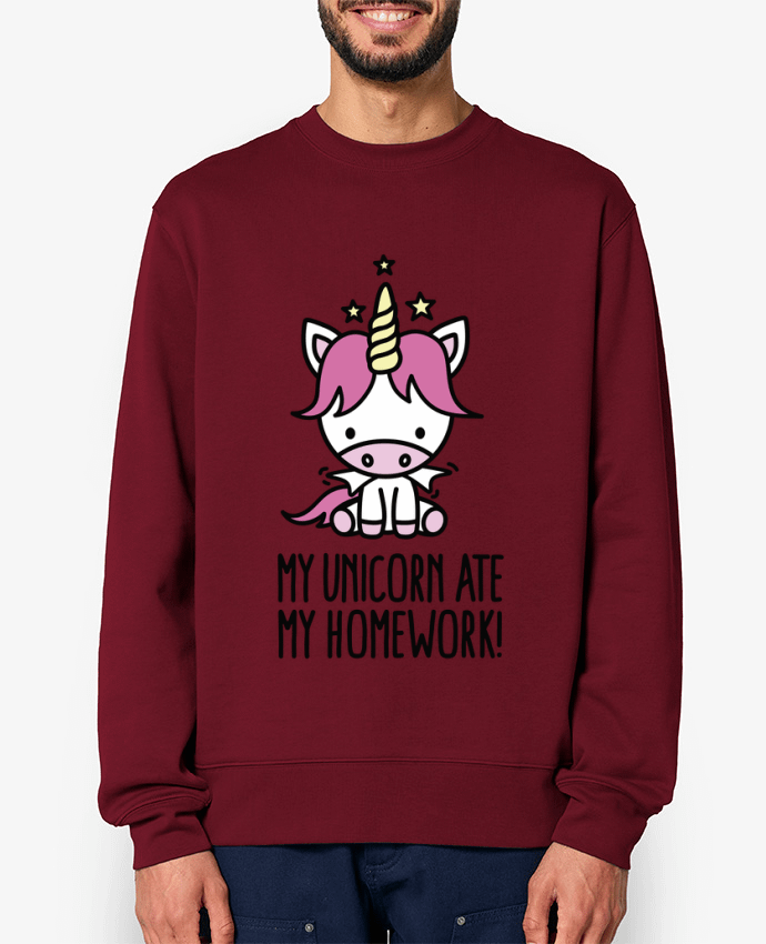 Sweat-shirt My unicorn ate my homework Par LaundryFactory