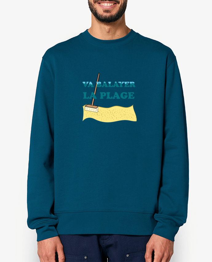 Sweat-shirt Va balayer la plage Par tunetoo