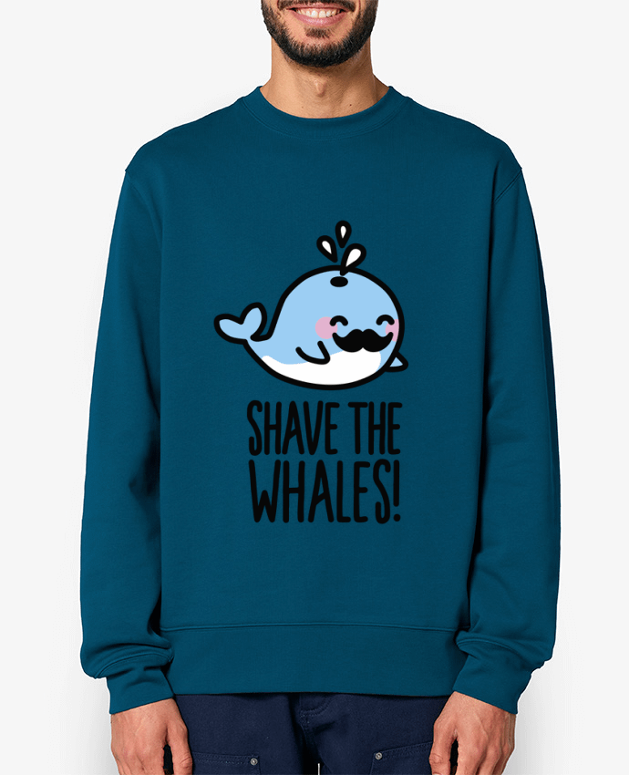 Sweat-shirt SHAVE THE WHALES Par LaundryFactory