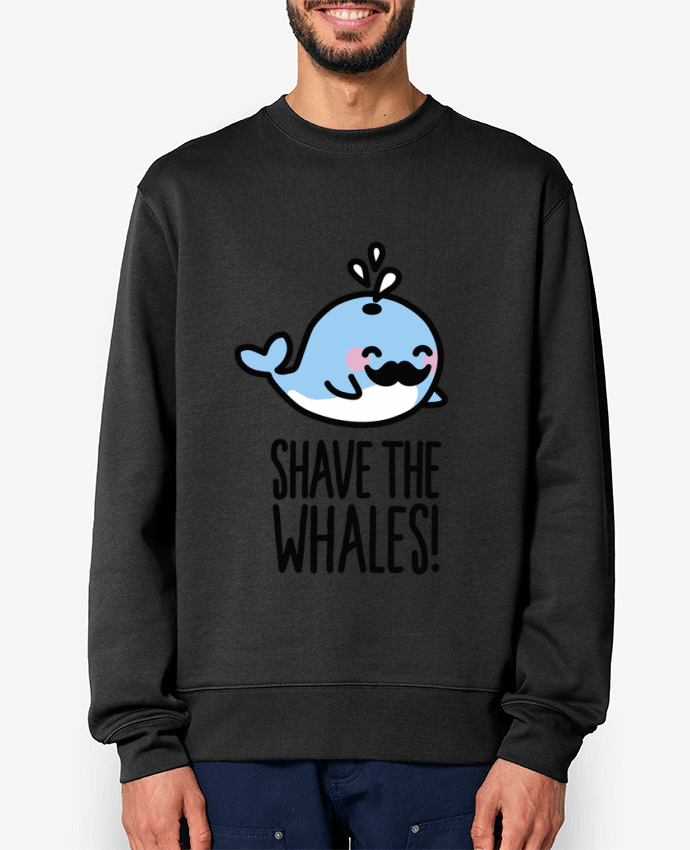 Sweat-shirt SHAVE THE WHALES Par LaundryFactory