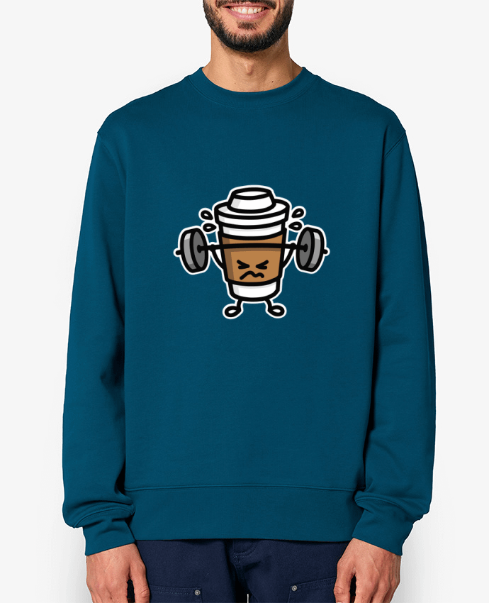 Sweat-shirt STRONG COFFEE SMALL Par LaundryFactory