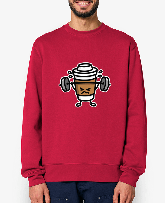 Sweat-shirt STRONG COFFEE SMALL Par LaundryFactory