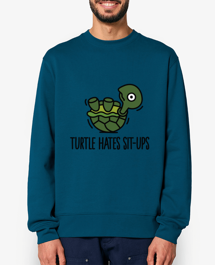 Sweat-shirt TURTLE HATES SIT-UPS Par LaundryFactory