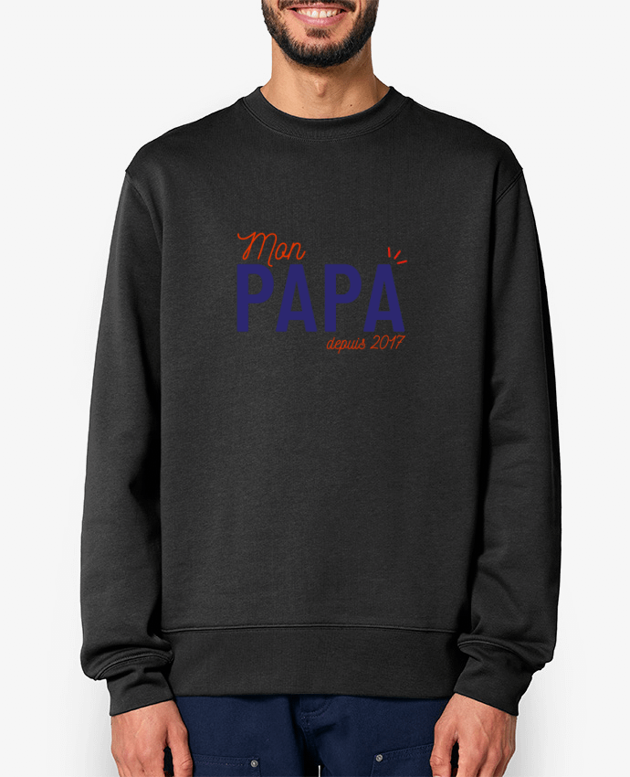 Sweat-shirt Mon papa depuis 2017 Par arsen