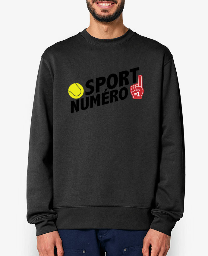 Sweat-shirt Sport numéro 1 tennis Par tunetoo