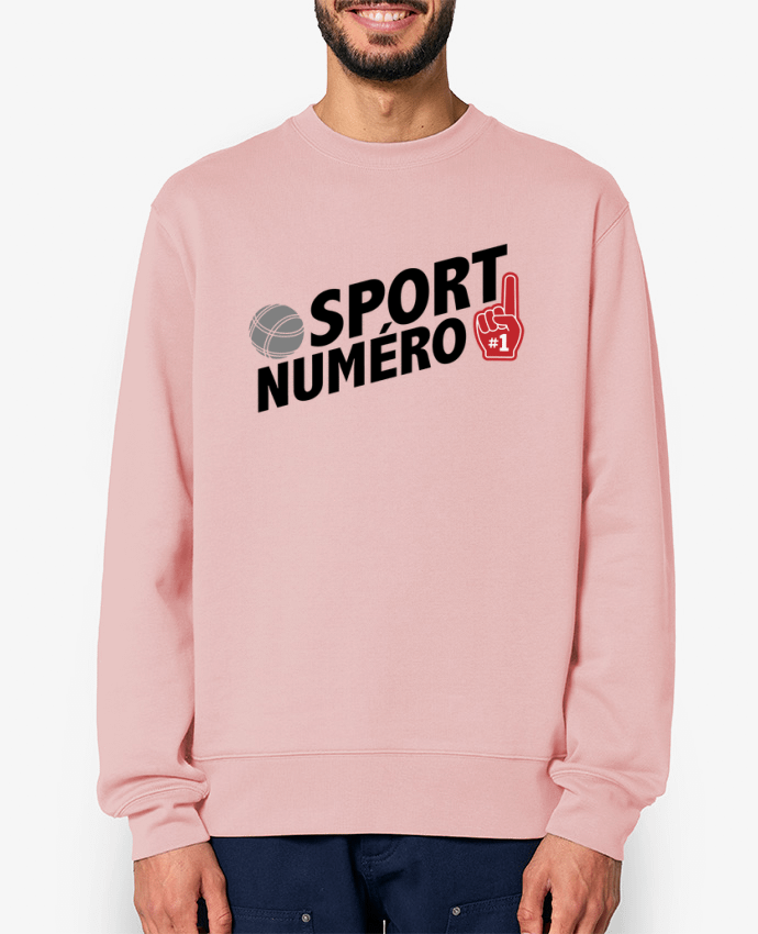 Sweat-shirt Sport numéro 1 Pétanque Par tunetoo